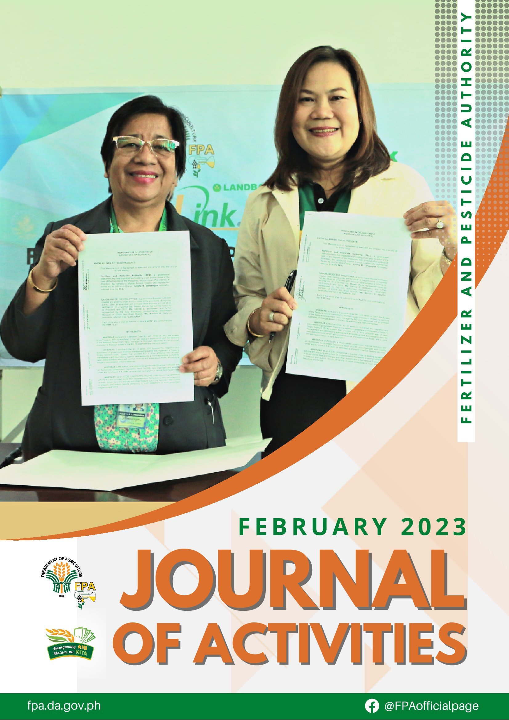 JOURNAL OF ACTIVITIES - February-2023